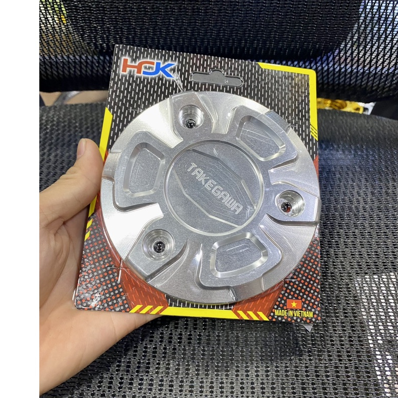 Nắp nồi nhôm cnc take racing gắn wave, dream, future
