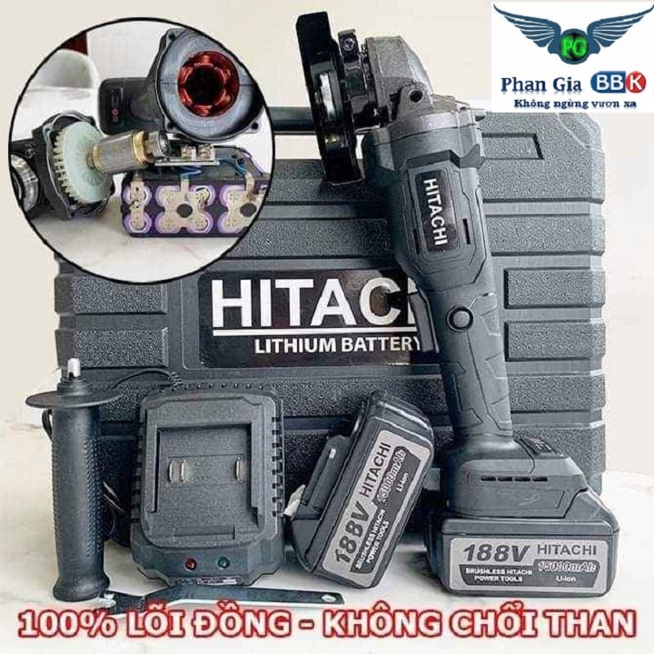 Thân máy mài pin hitachi 188v