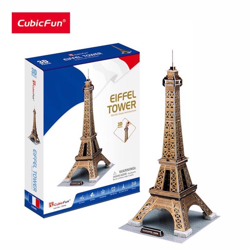 Mô hình giấy 3d cubicfun - eiffel tower - c044h