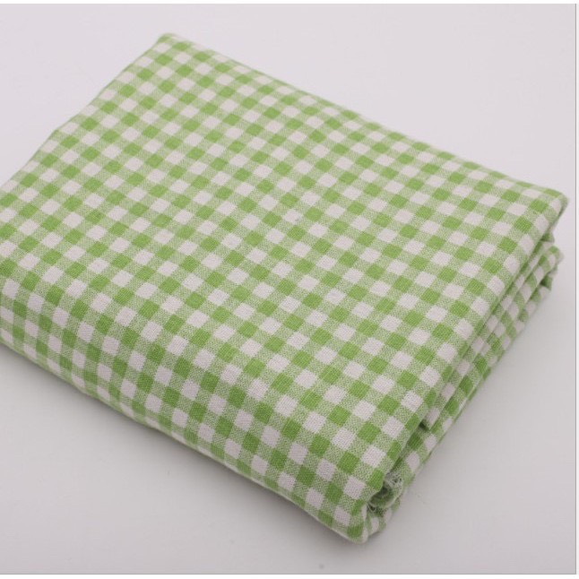 VẢI BỐ/VẢI CANVAS PHỤ KIỆN TRANG TRÍ NHÀ CỬA, PHÔNG NỀN CHỤP ẢNH HỌA TIẾT CARO XANH