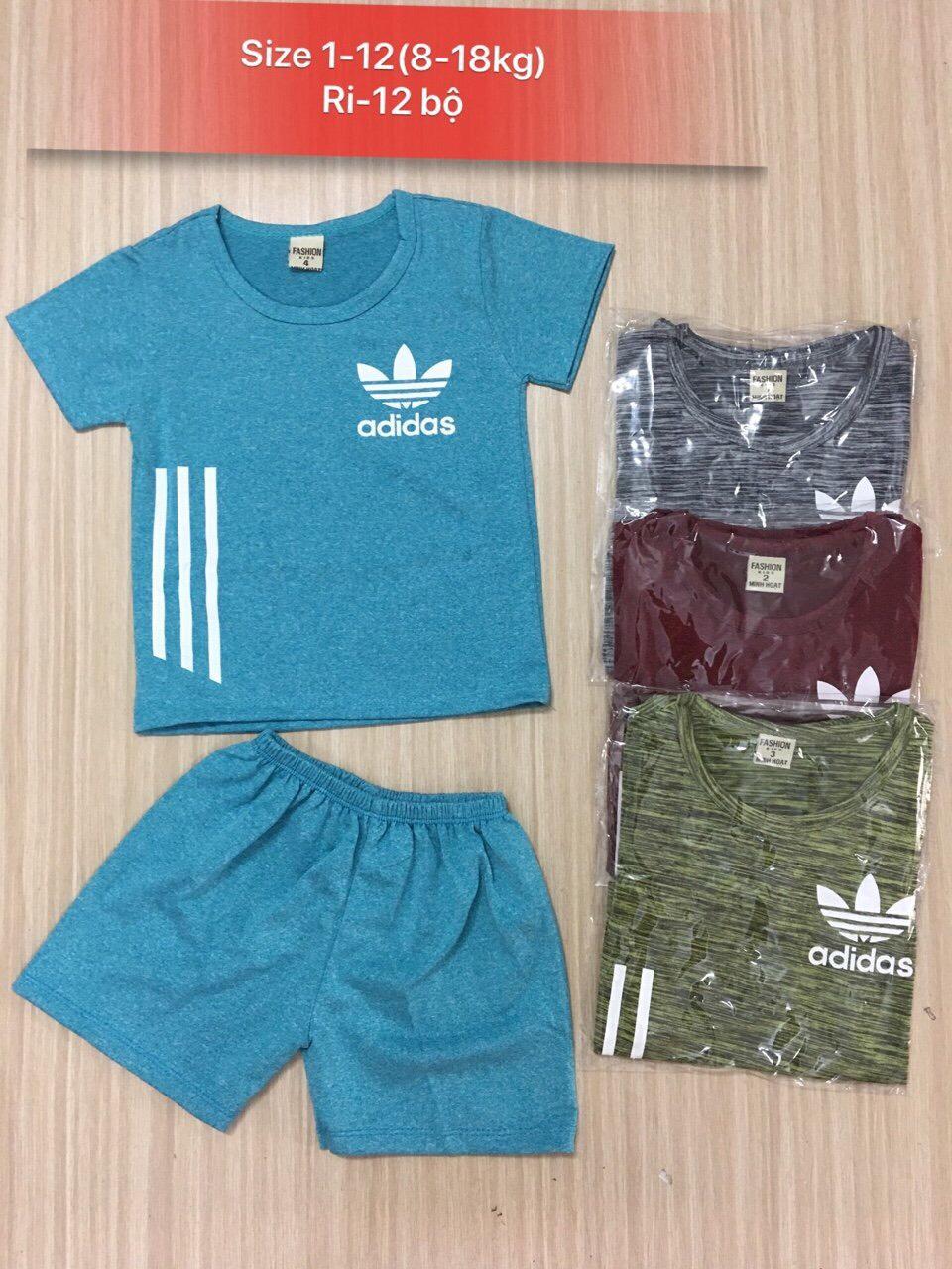 COMBO 3 BỘ ĐỒ THUN ĐỐM BÉ TRAI 8-30KG