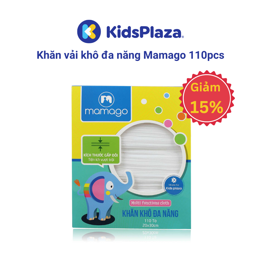 Khăn vải khô đa năng Mamago 110pcs