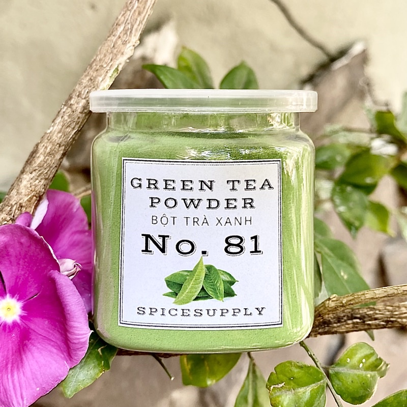 Green Tea Powder - Bột Trà Xanh Spicesupply Việt Nam Thái Nguyên Nguyên Chất Spicesupply Hũ 70G