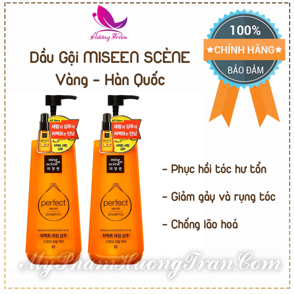 Dầu Gội Phục Hồi Tóc Hư Tổn Miseen Scene Repair Perfect - Chính Hãng Hàn Quốc