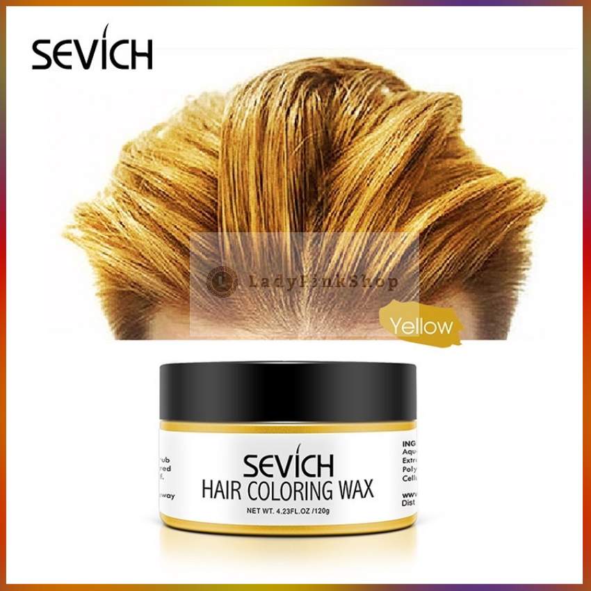 Sáp Vuốt Tóc Đổi Màu Tóc Vàng Tạm Thời SEVICH 120Gr/Hộp