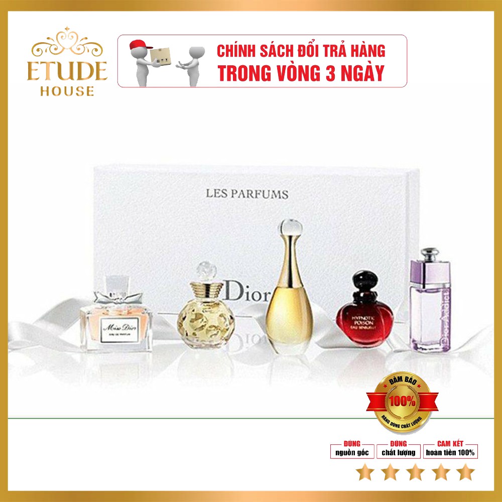 Set nước hoa Dior Les Parfums 5 chai mini 5mlchai Chính Hãng  Shopee  Việt Nam