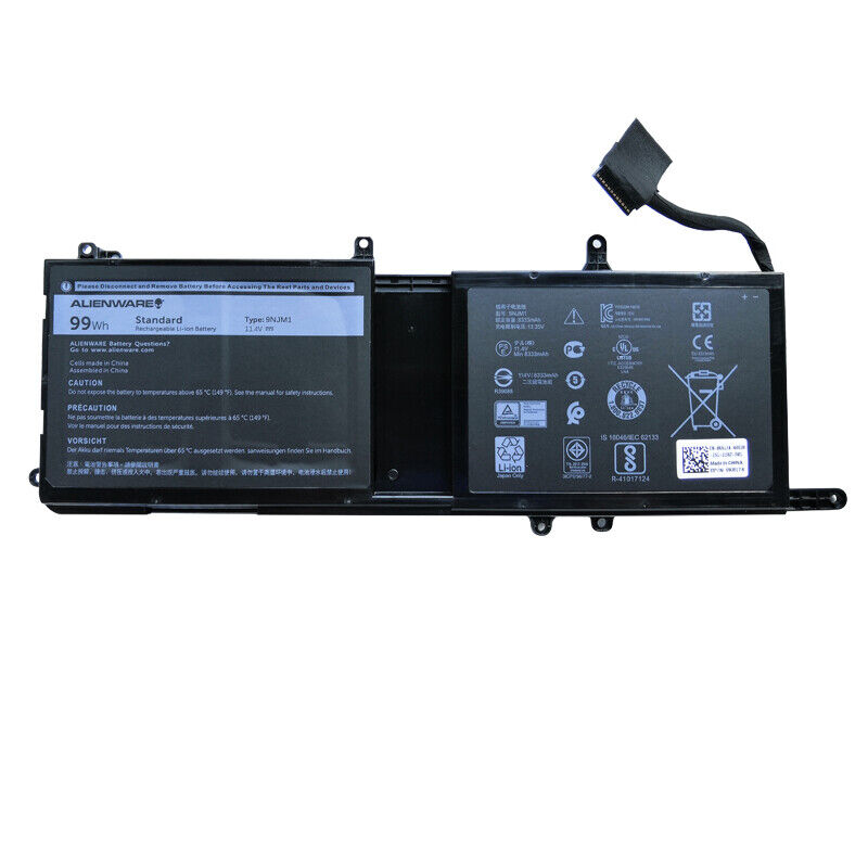 Pin (Original)99Wh Dell Alienware 15 R3 R4 9NJM1 Battery