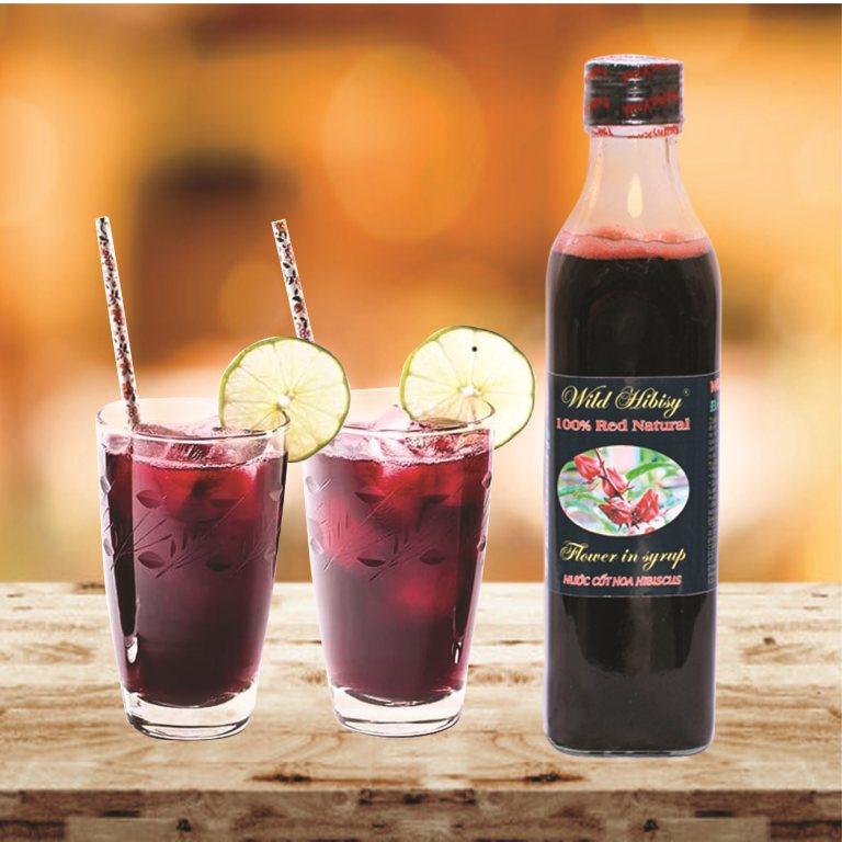 NƯỚC CỐT SIRÔ HỒNG HOA HIBISY