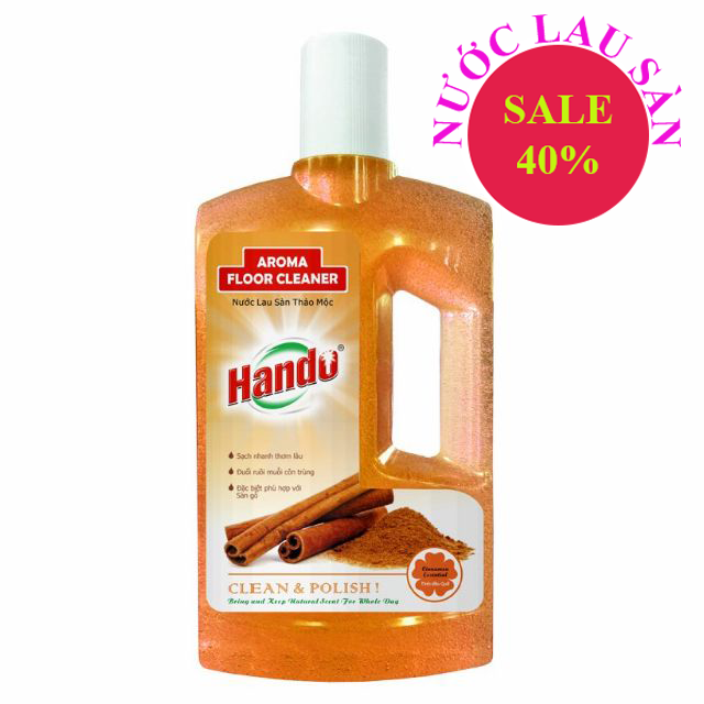 Nước lau sàn đậm đặc siêu sạch hando hương quế 1000ml mss103