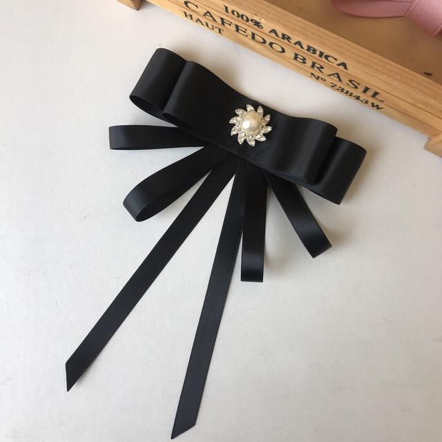 Tag Nơ Cài Áo Váy Ruy Băng Satin [HANN HANDMADE - Hoa cài áo, phụ kiện thời trang sỉ]