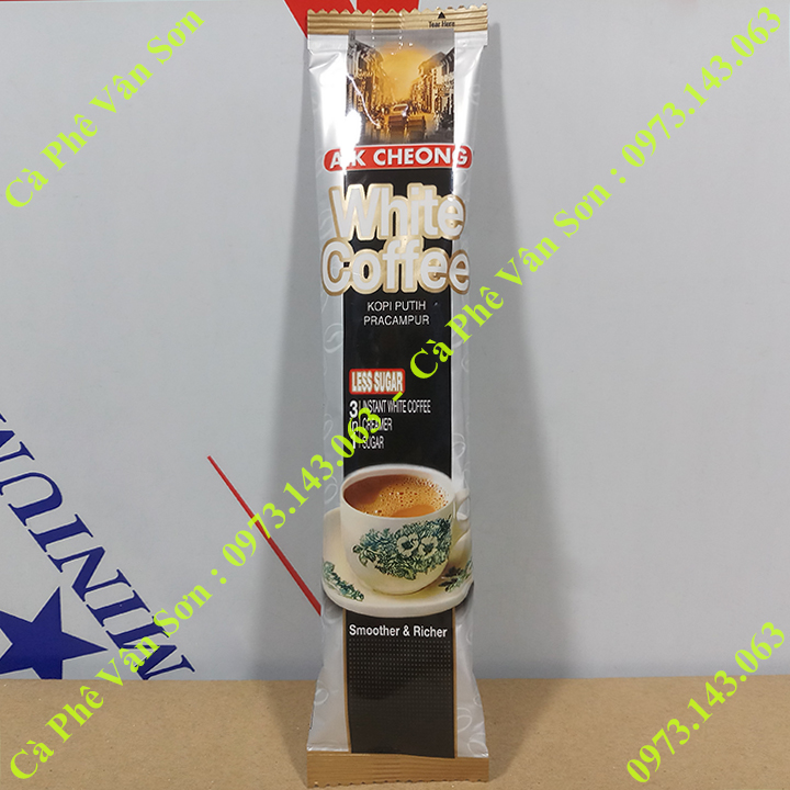 Gói nhỏ cà phê ít đường 40g Aik Cheong White Coffee Malaysia
