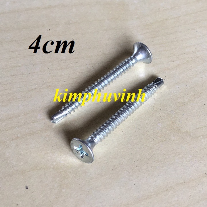 100 con - 4cm VÍT TỰ KHOAN - VÍT SÀN ĐUÔI CÁ 4P