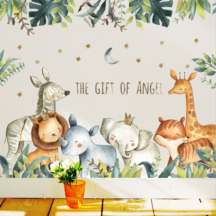 Decal dán tường Khu vườn bình yên - T11-kiddecals