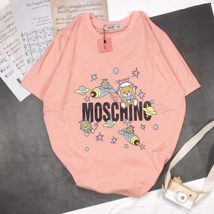 # áo thun nữ cotton moschino cá tính, trẻ trung