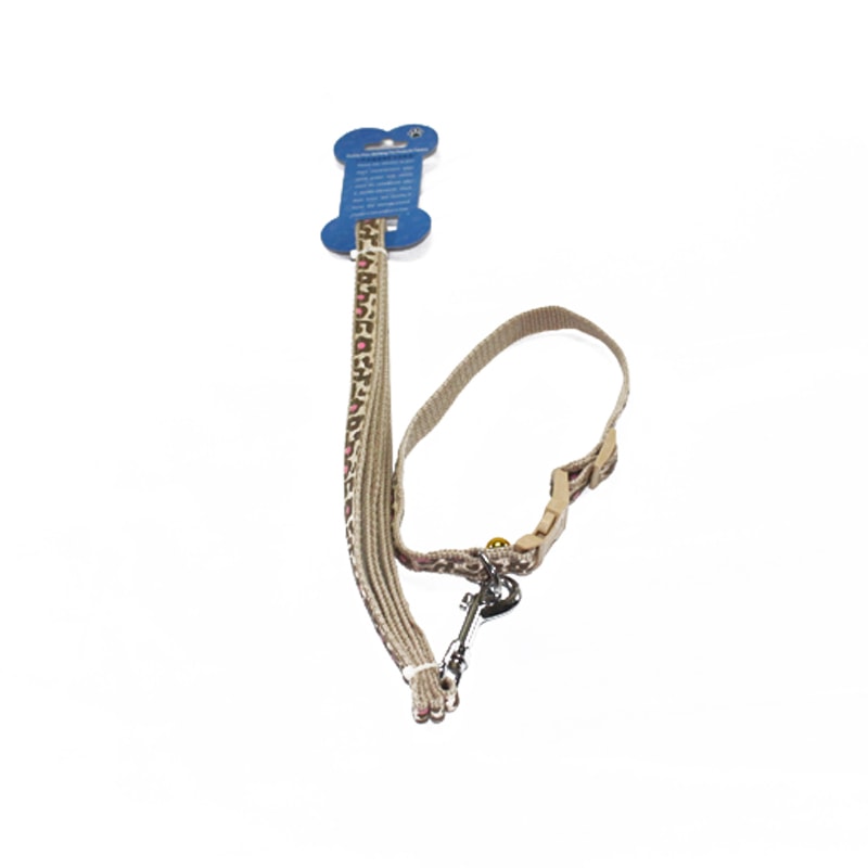 [Hoàn Tiền 10%] Dây dắt và vòng cổ cho chó mèo Kún Miu độ rộng dây 1.5cm nhiều màu sắc