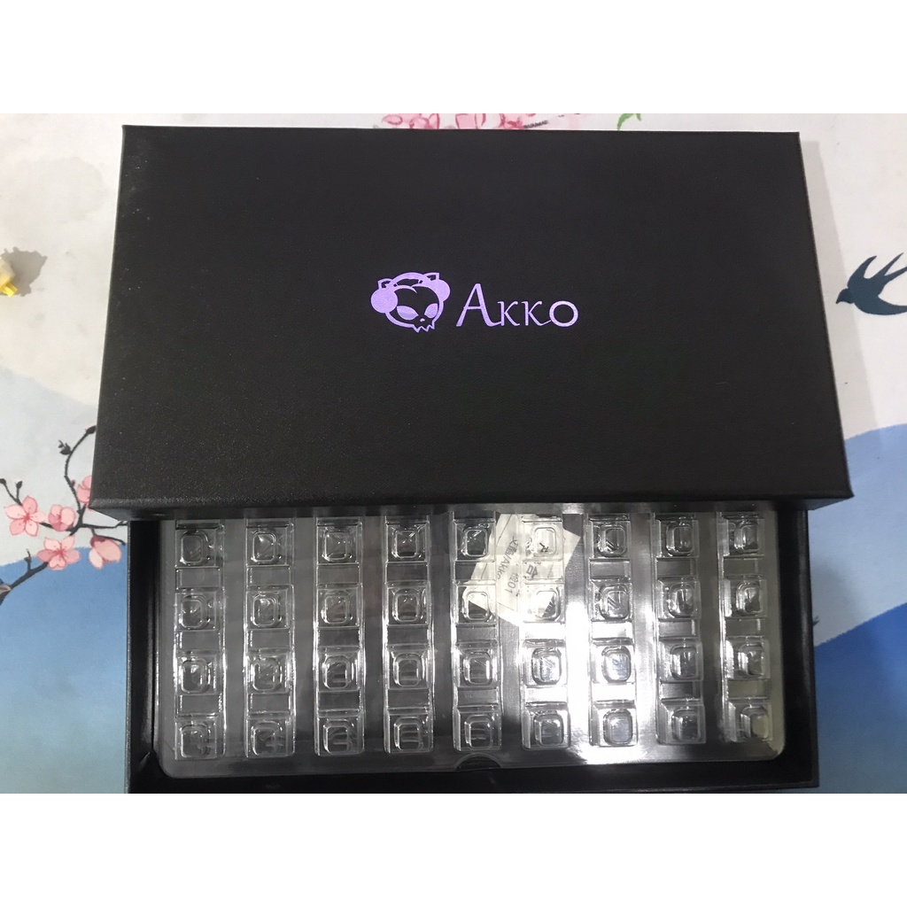 Combo vỏ đựng hộp switch akko dành cho bàn phím cơ