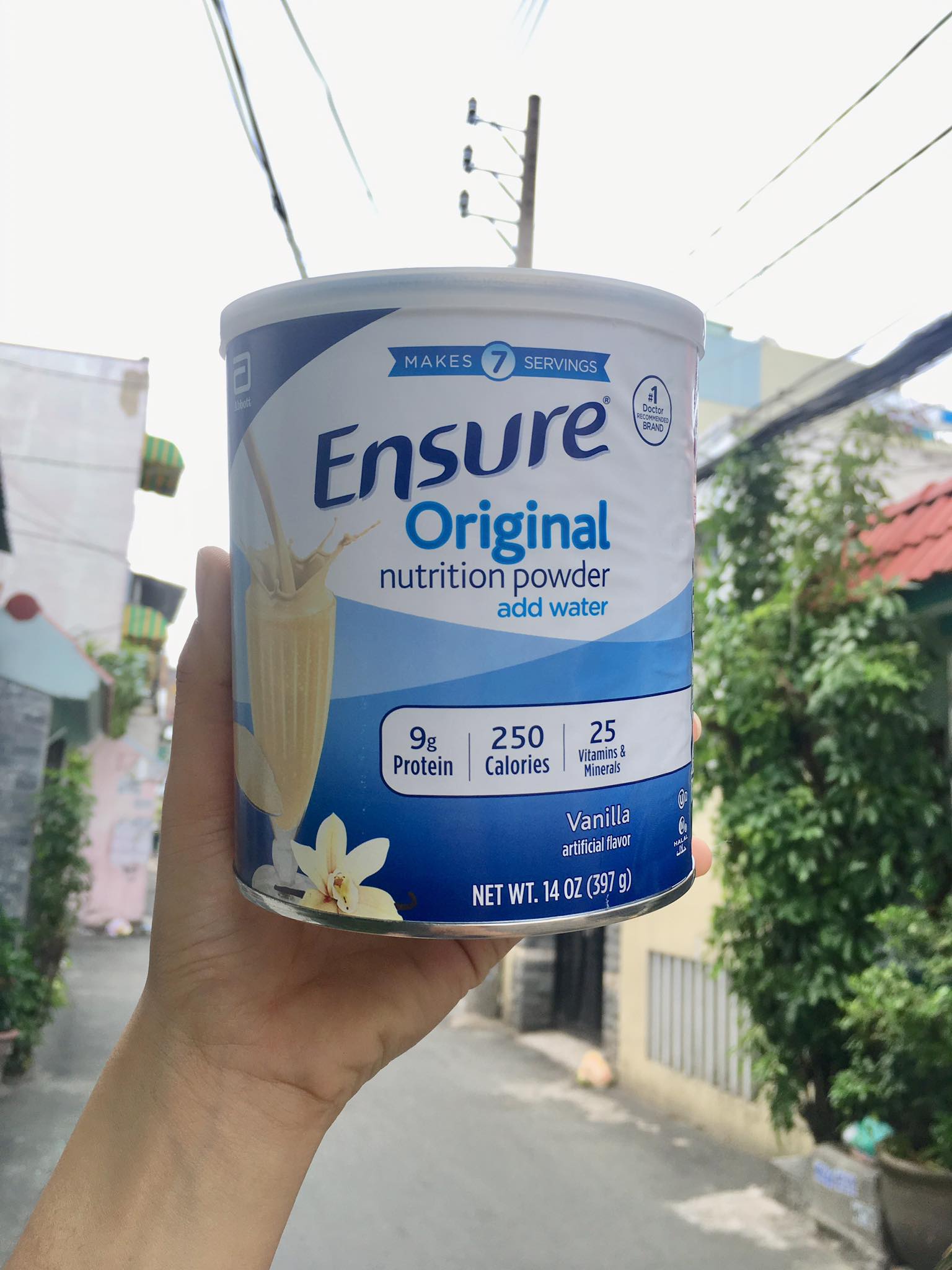 Sữa Bột Ensure Orginal Hương Vani 397g (14oz) Nội Địa Mỹ (Date 2023)