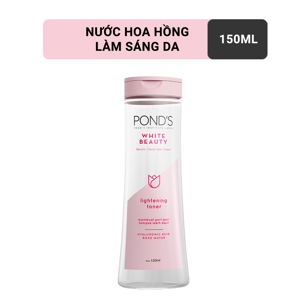 [HCM]Nước Hoa Hồng Ponds White Beauty Lightening Toner 150ml