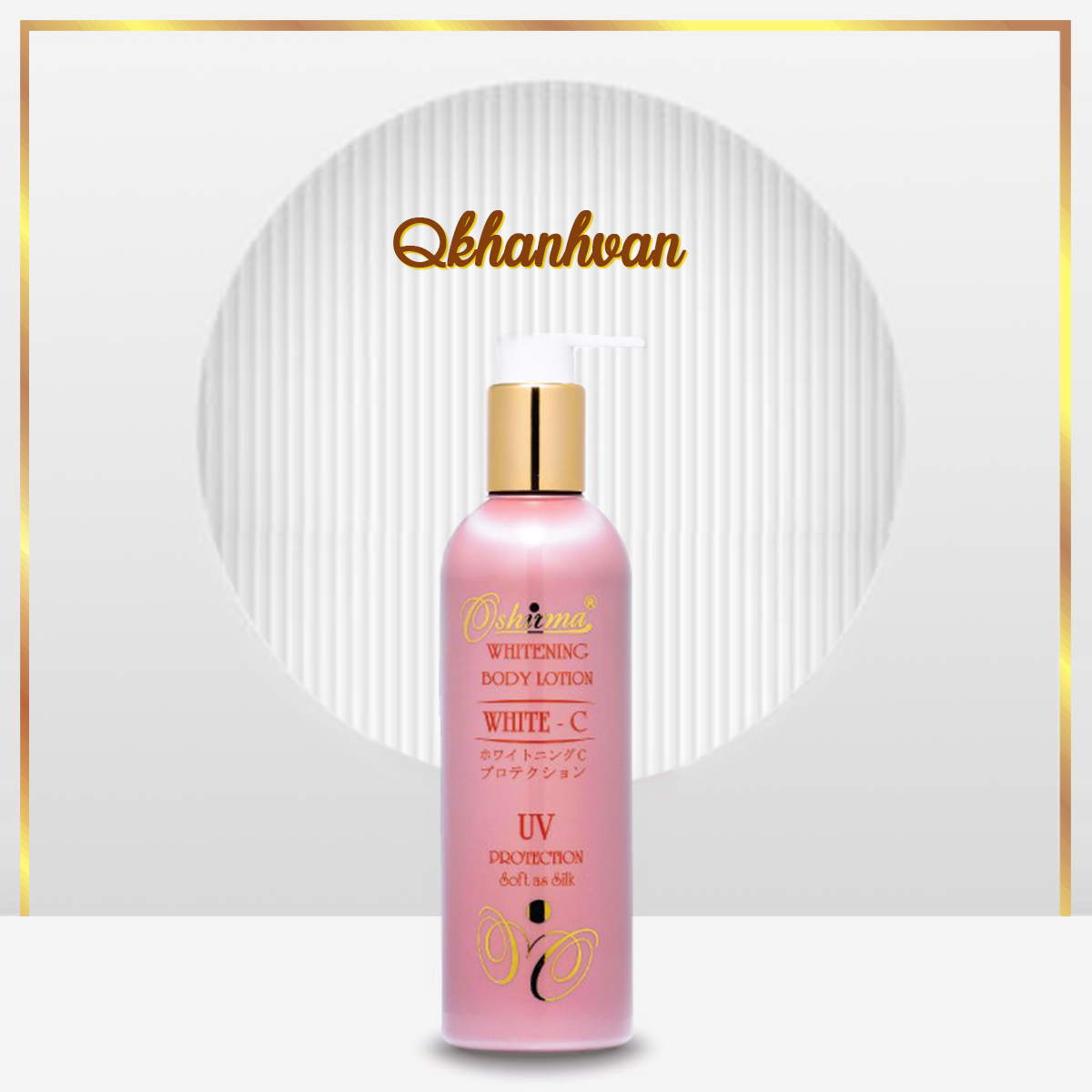 Sữa dưỡng thể sáng da chống nắng 320ml oshirma