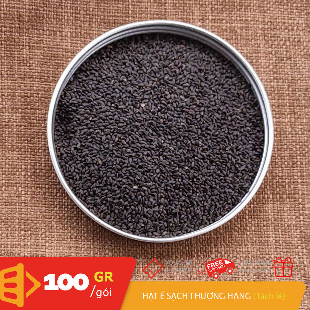 Túi lẻ 100gr hạt é sạch thượng hạng Hiệp Long giàu chất xơ hàm lượng Protein cao