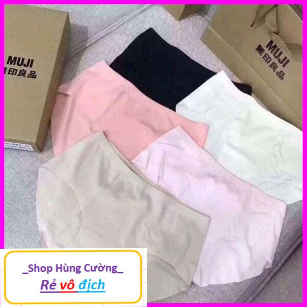 Set 5 quần lót muji su đúc full hộp