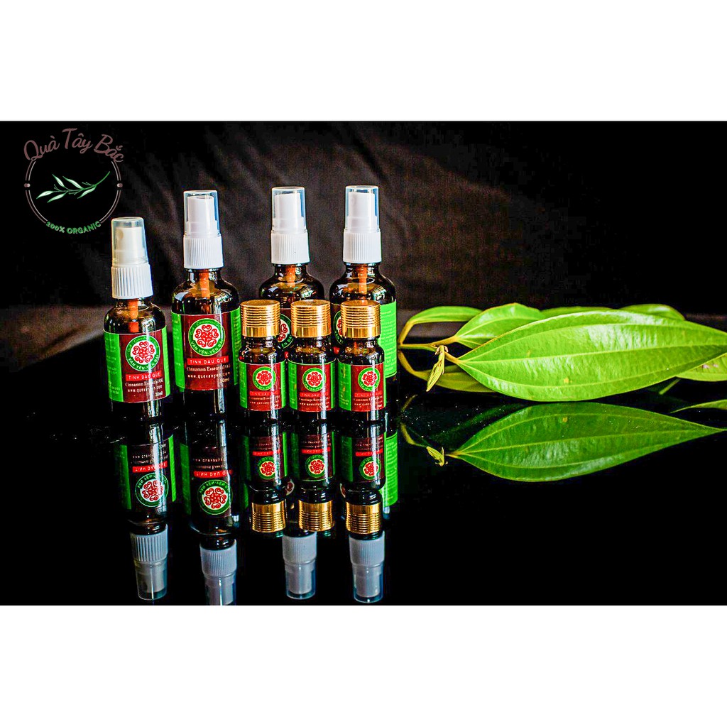 [ HOÀN TIỀN 10% ]Tinh Dầu Quế Văn Yên- Yên Bái Chuẩn Tự Nhiên - Nguyên Chất Đủ Loại 10ml. 30ml, 50ml, 100ml, 300ml, 500ml