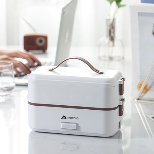 Hộp cơm điện 2 tầng mocato m601 | hàng chính hãng bh 12 tháng