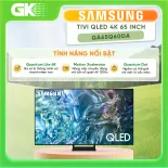 Smart Tivi QLED Samsung 4K 65 Inch QA65Q60DA - QA65Q60D - 65Q60DA -  [Trả Góp] - Bộ xử lý lượng tử Lite 4K Công nghệ Supreme UHD Dimming, EyeComfort - GIAO HÀNG TOÀN QUỐC