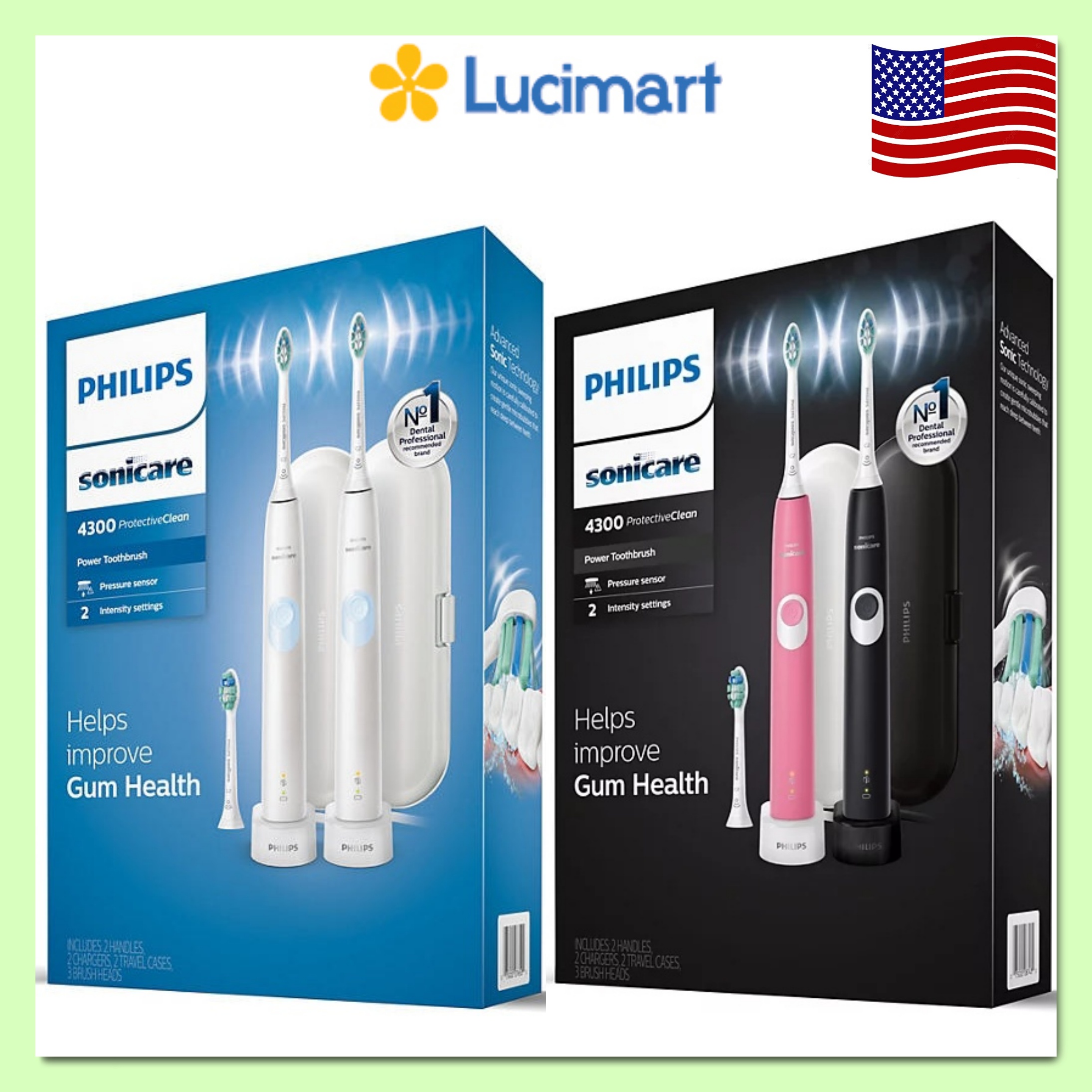 Bàn chải điện Philips Sonicare 4300 ProtectiveClean