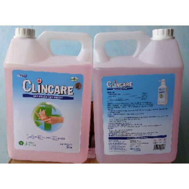 Dung dịch rửa tay khô clincare 5 lít
