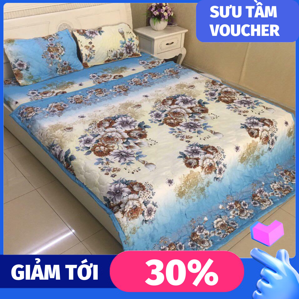 [HCM]Chăn mền trần bông 1m7x2m cao cấp mẫu 03 thời trang Everest