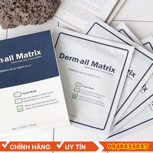 Mặt nạ derm all matrix - lẻ 1 miếng