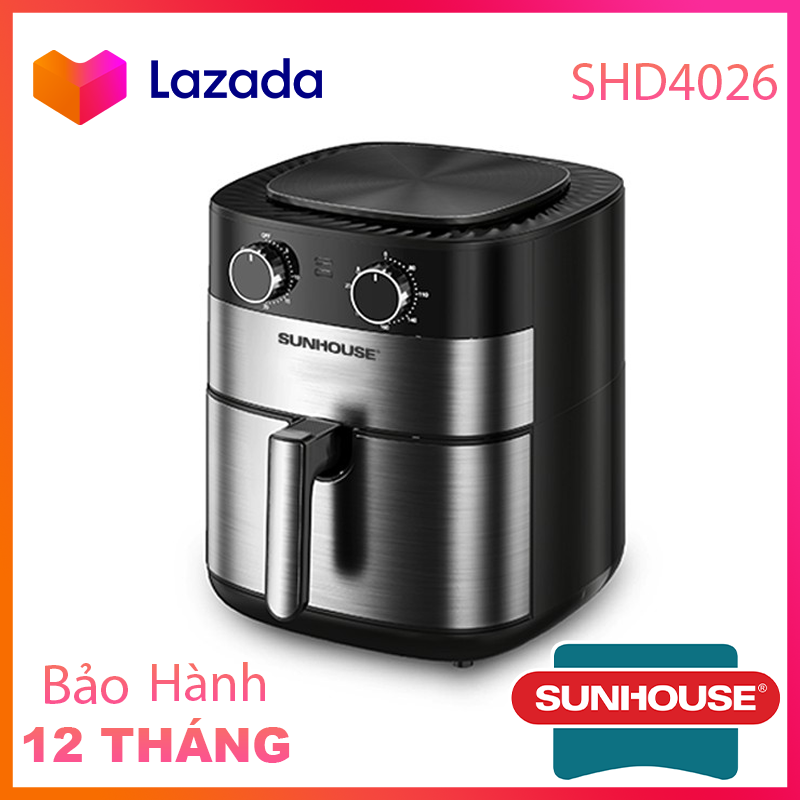Nồi chiên không dầu 6 lít sunhouse shd4026