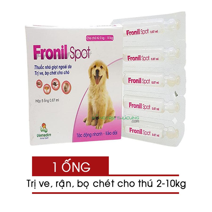 Nhỏ gáy chó mèo trị ve, rận, bọ chét - Fronil Spot (1 tuýp) - [Nông Trại Thú Cưng]