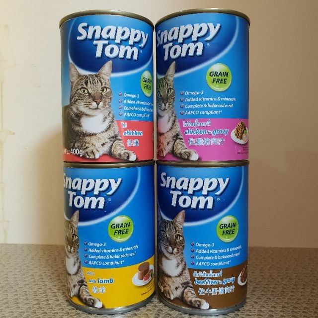 "Hoàn tiền đến 10%" Pate mèo trưởng thành SNAPPY TOM 400gr - Petshop Chubby Mew