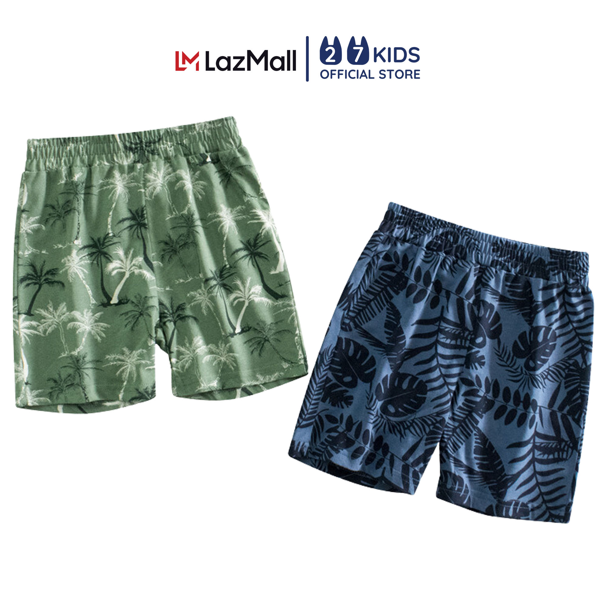 Quần short bé trai 27Kids sóc đùi nam mềm mỏng mát vải cotton mùa hè cho trẻ từ 2-10 tuổi BSPS1