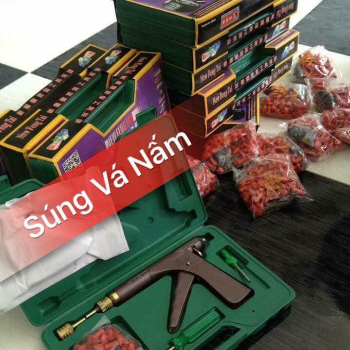 Máy vá vỏ xe không săm - máy vá nấm