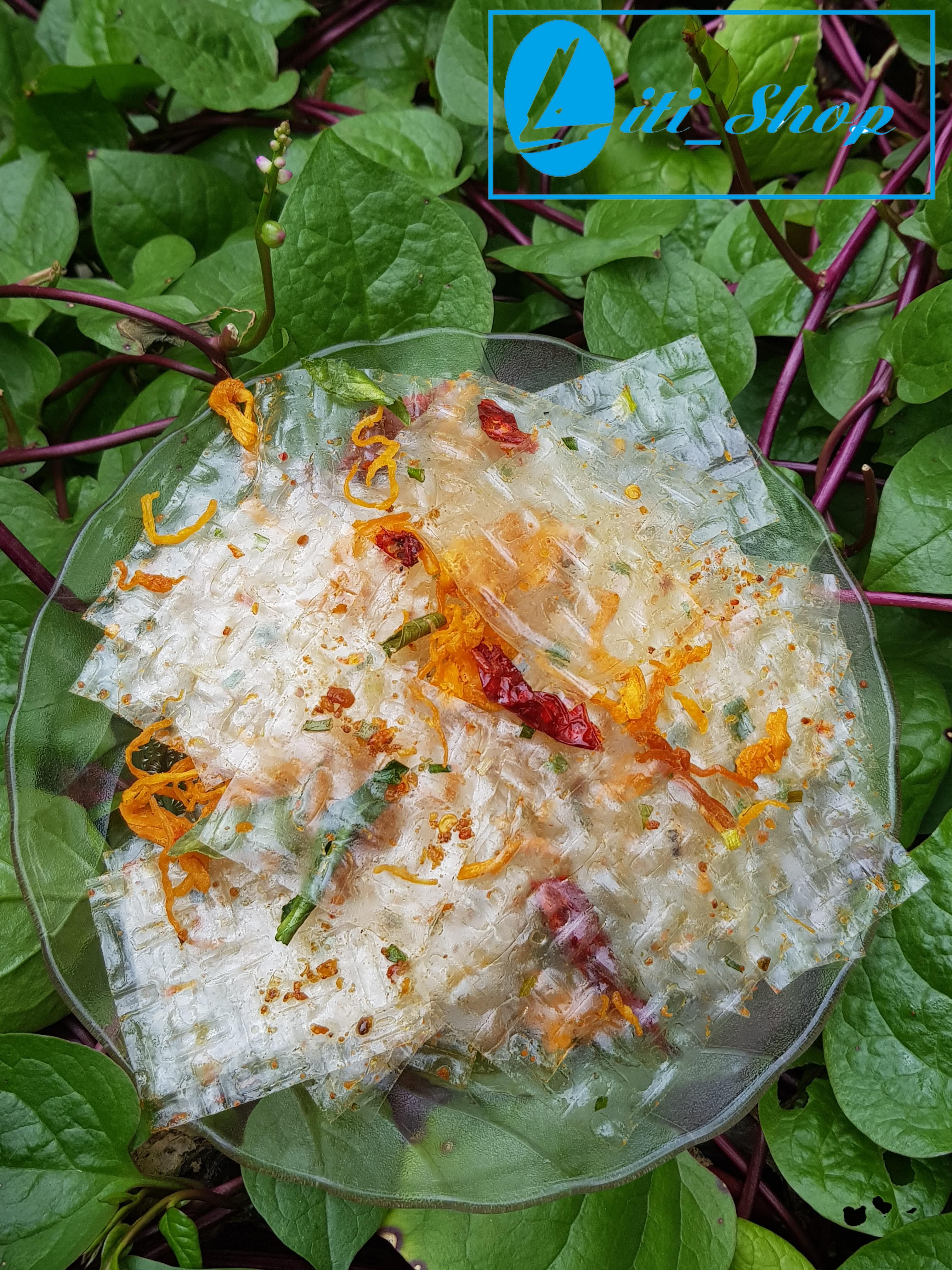 Bánh tráng trộn Tỏi-Khô gà (500Gr)