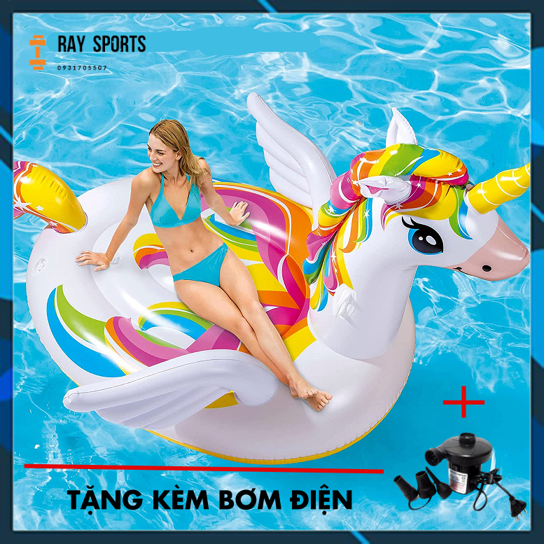 Phao thú khổng lồ, phao bơi hồng hạc/ngựa unicorn khổng lồ,,phao thú loại lớn hàng cao cấp - raysports
