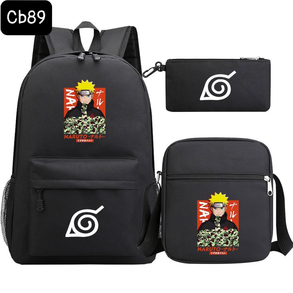 Combo balo 3 món anime siêu ngầu