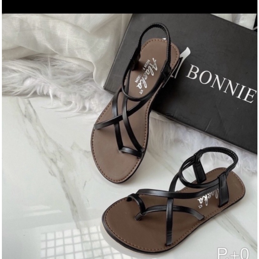 Giày Sandal nữ dây chéo cực xinh trẻ trung Giày quai hậu nữ xăng-đan mẫu mới