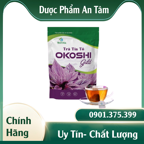 [Chính Hãng] Trà Tía Tô Okoshi Nhật Bản Tratosa - Trà Tía Tô Hỗ Trợ Điều tri Bệnh Gút,Đau Nhức Xương Khớp Tại Nhà