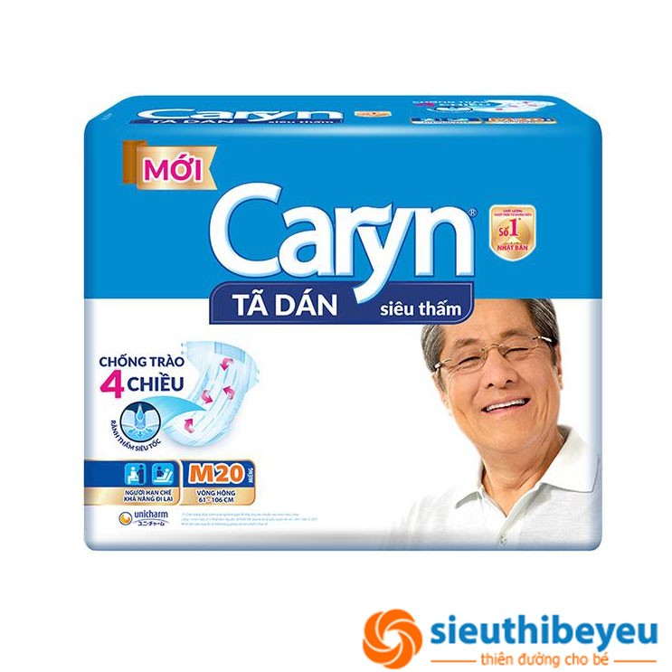 Bỉm dán caryn m20 mẫu mới - vsb-car-02