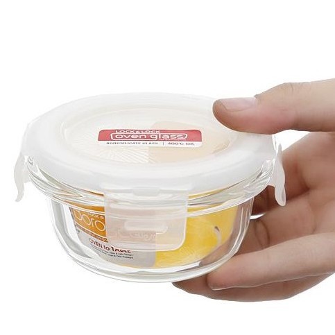 Hộp Thủy Tinh Lock&Lock Clear Tròn LLG811 (140ml)
