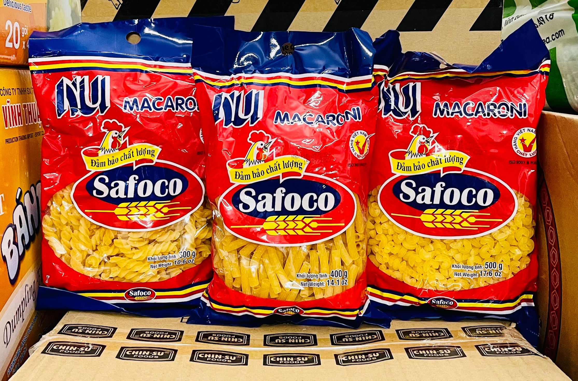 Safoco Twisted Pasta/Tube Pasta/C-Shaped Pasta Package