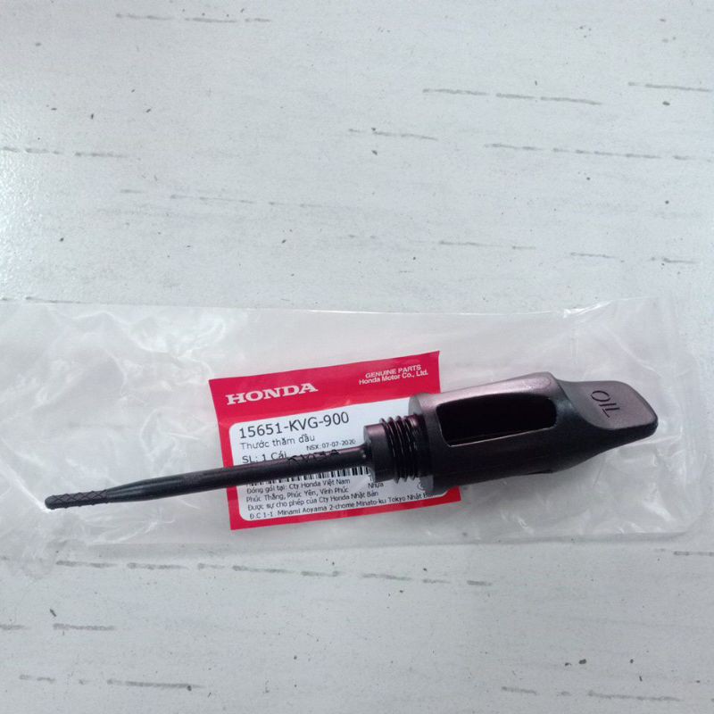 Ty thước thăm dầu nhớt honda air blade 110 ab 110 click 110 2007 2008 2009 2010 2011 2012