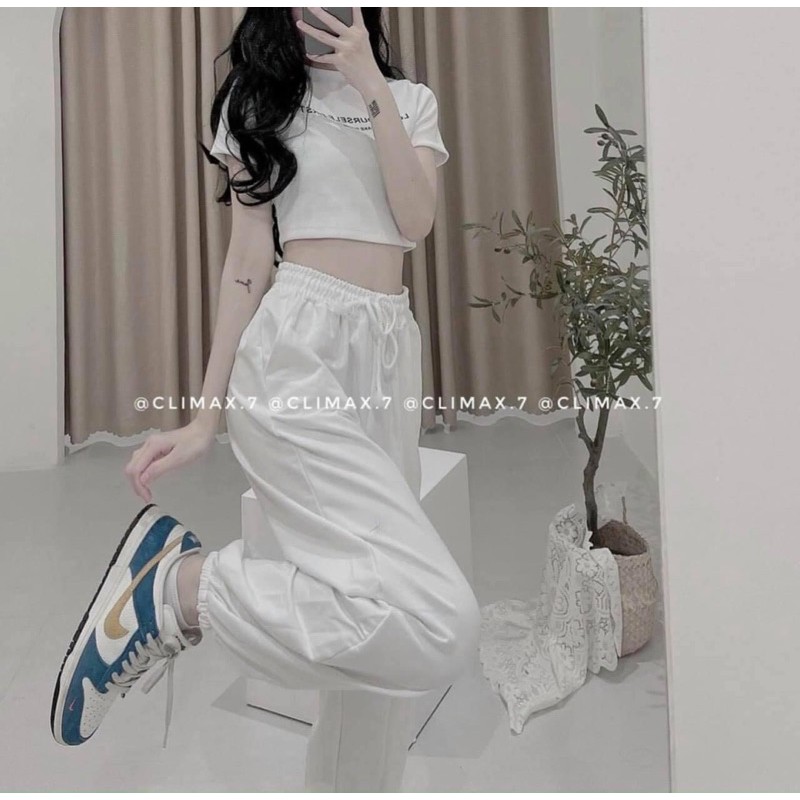 Sét quần bom + áo crt chữ nhỏ ttn588