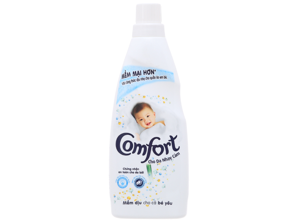 Nước xả vải Comfort cho da nhạy cảm hương phấn chai 800ml