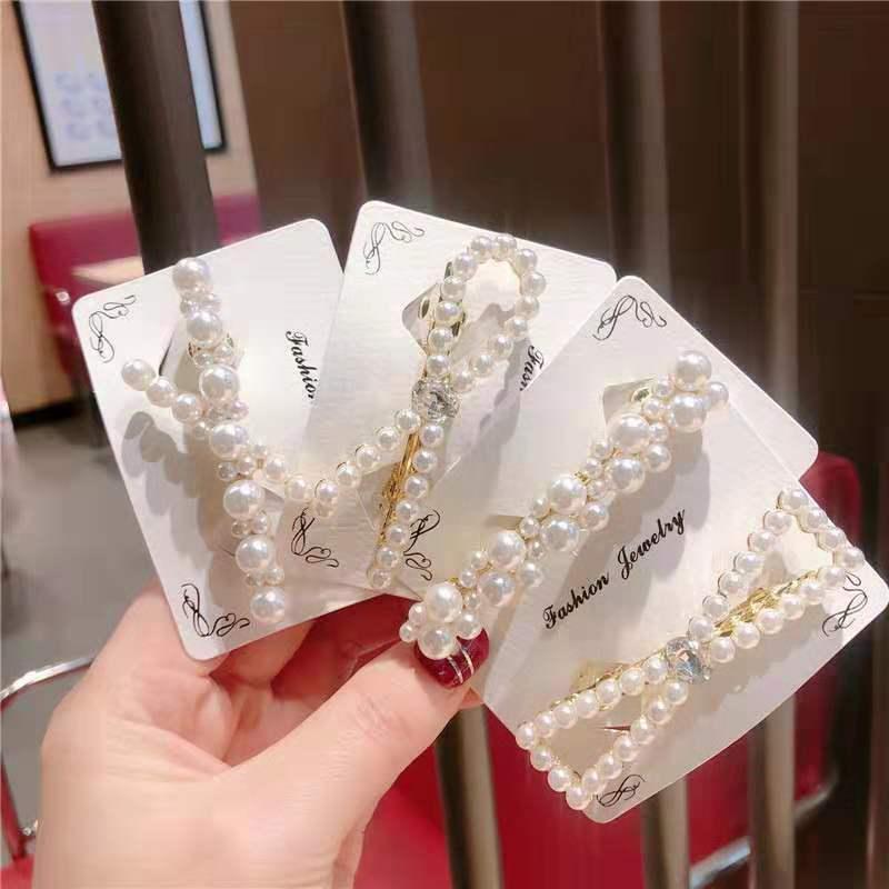 [HCM]Bộ kẹp tóc Giá sỉ đính ngọc trai siêu hot 2019 Bán chạy nhiều mẫu phụ kiện quần áo Chất lượng Cao cấp Rất đẹp thời trang của idol hàn quốc Nhật Bản