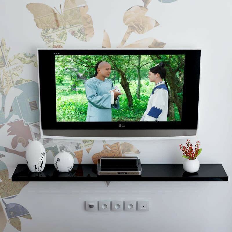 [HCM]Kệ gỗ treo tường trang trí nhà cửa dài 1m